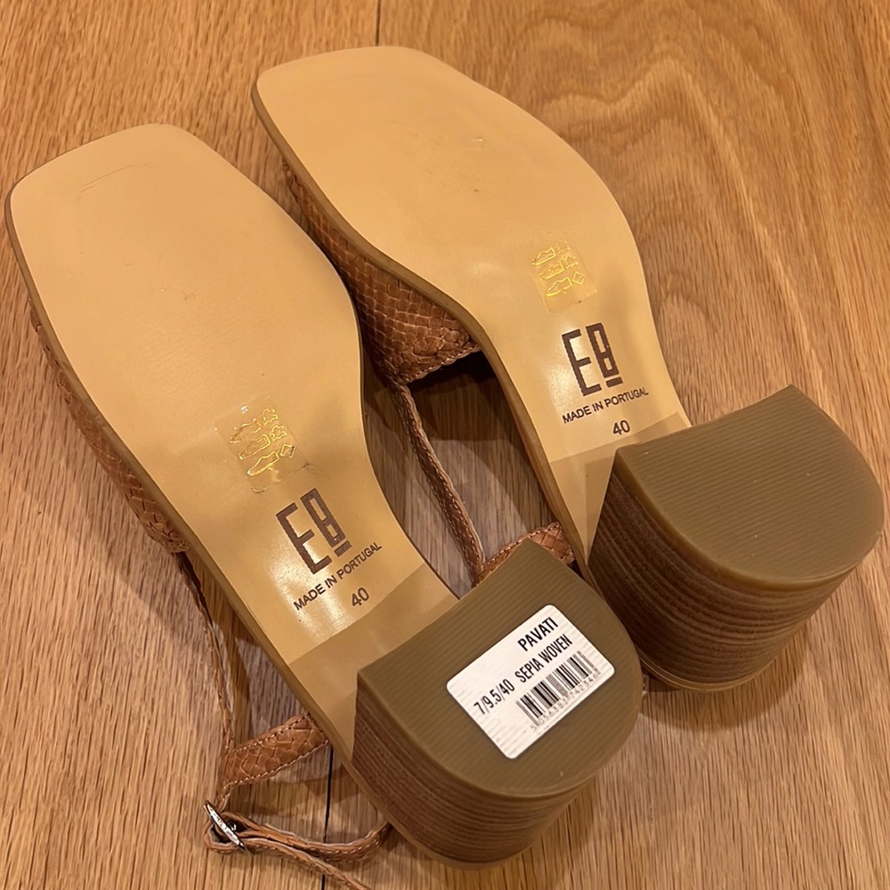 SOLD ❗️Miista London Pavati Almond Woven Leather Sandals 9.5 - Picture 8 of 8
